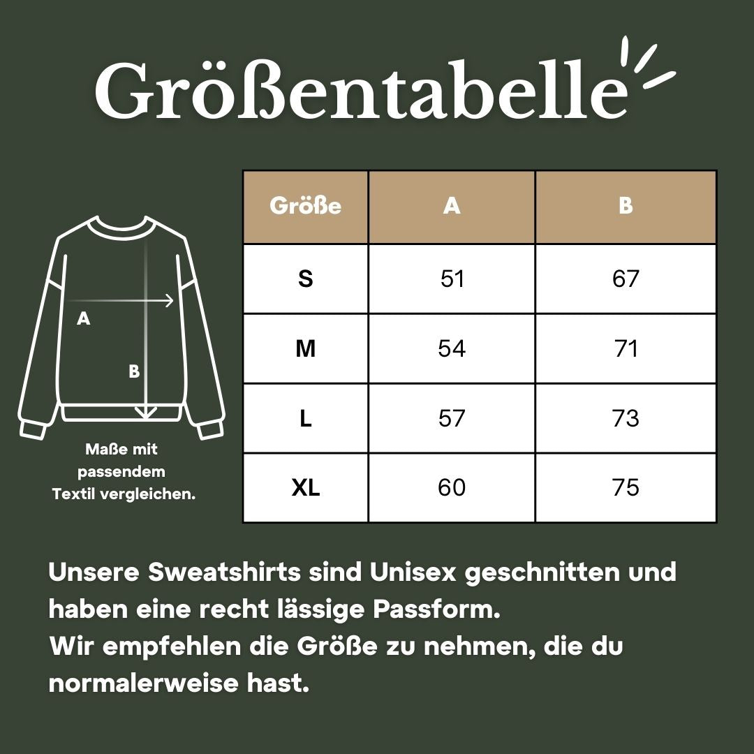 Premium Organic Sweatshirt mit deiner Hunderasse | Vintage White