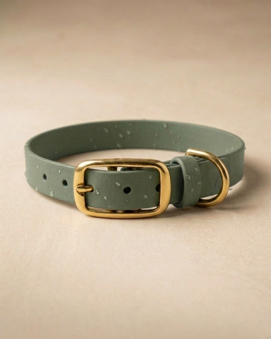Biothane® Halsband 'Foggy Green'