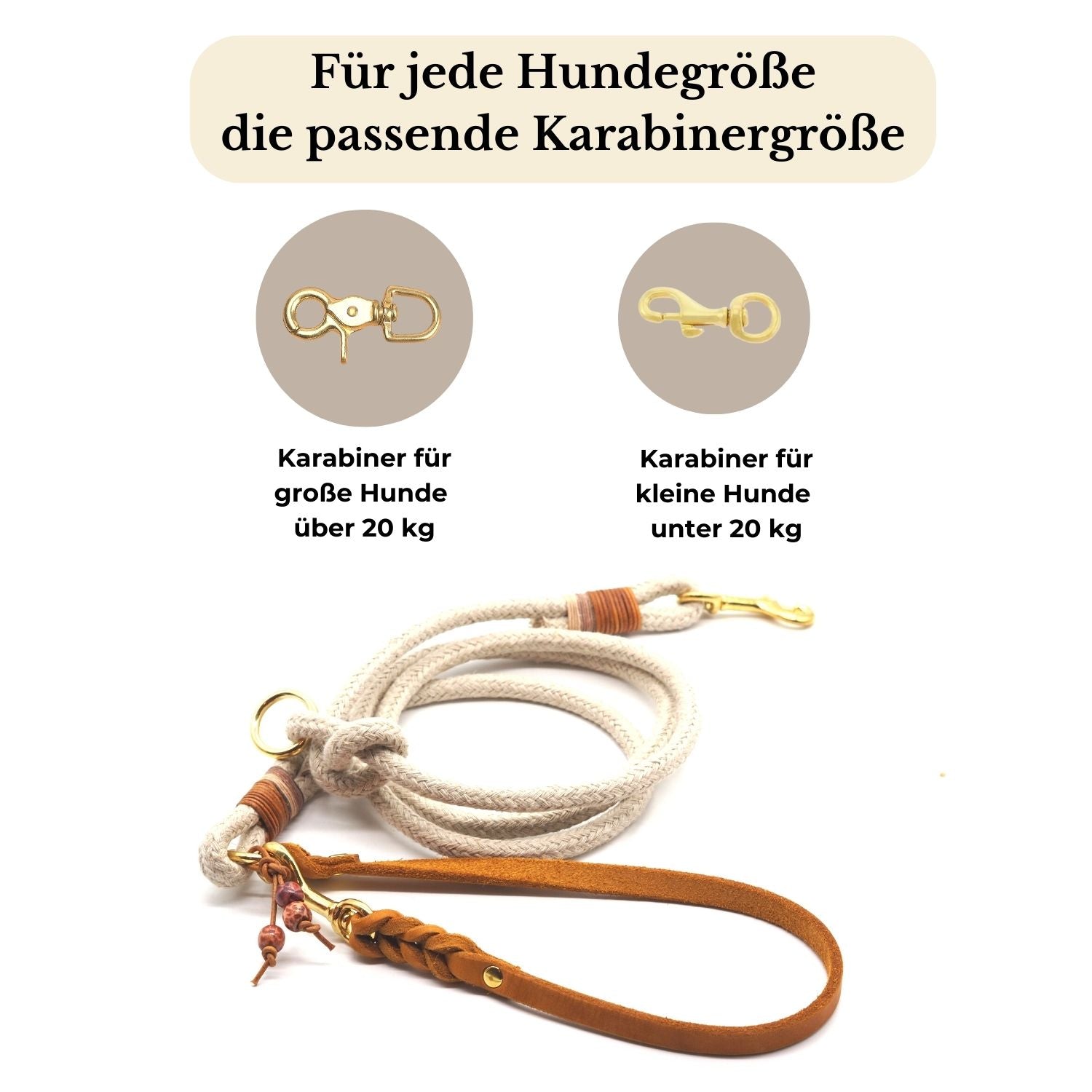 Set | Halsband & Leine 'Earthy'