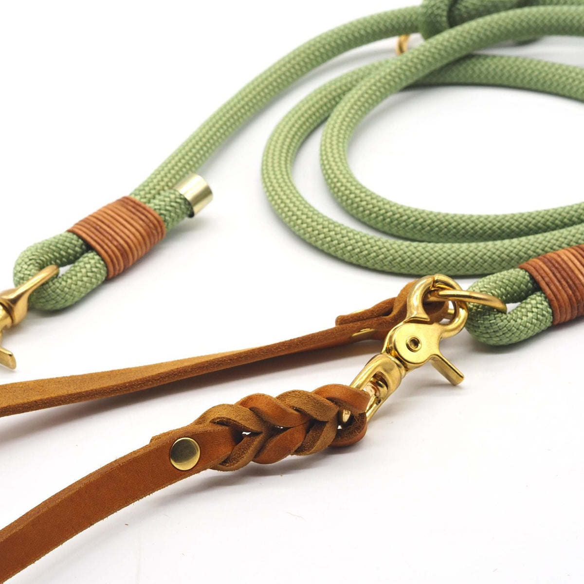 B-Ware Tauleine 'Cleo' zum Sonderpreis: Tauleine in Messing- oder Edelstahl-Variante – Pawsome Hundezubehör